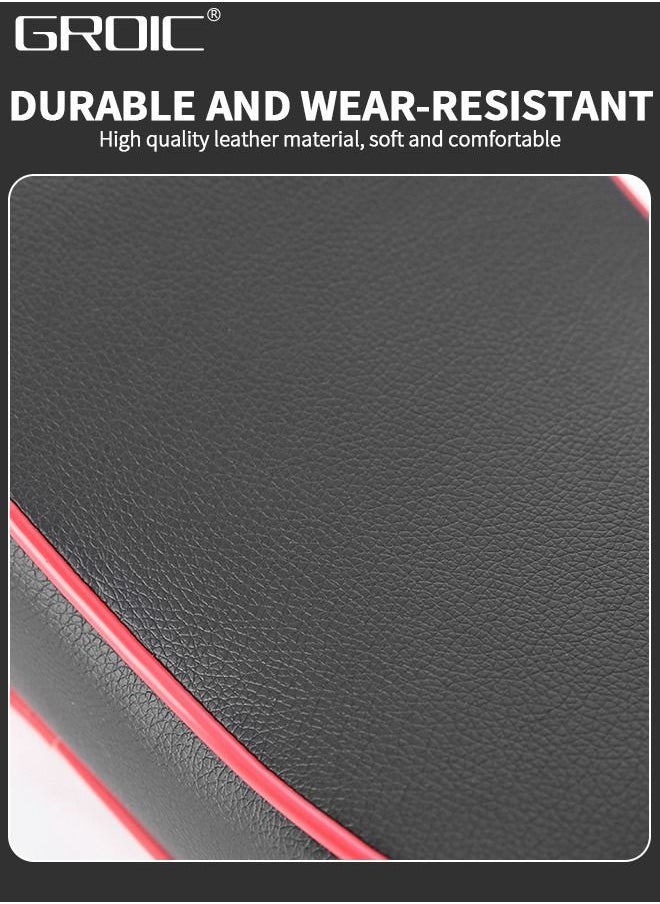 GROIC - Car Armrest Cushion,Memory Foam Car Armrest Pad,Auto Center Console Armrest Pillow with Phone Holder Storage Bag,Car Center Console Cover,Arm Rest Protector,Car Interior - Image 1