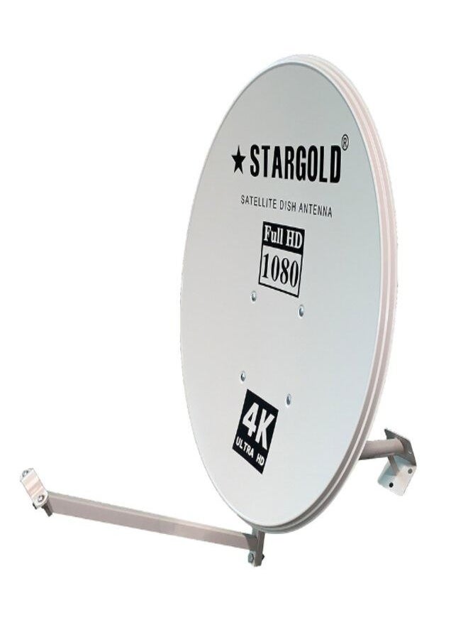 Stargold - Portable Satellite Dish Antenna For Satellite TV Focus length 900mm, Ku-Band Gain 12.5Ghz With Wall Ground Multi-Purpose Stand - Image 1