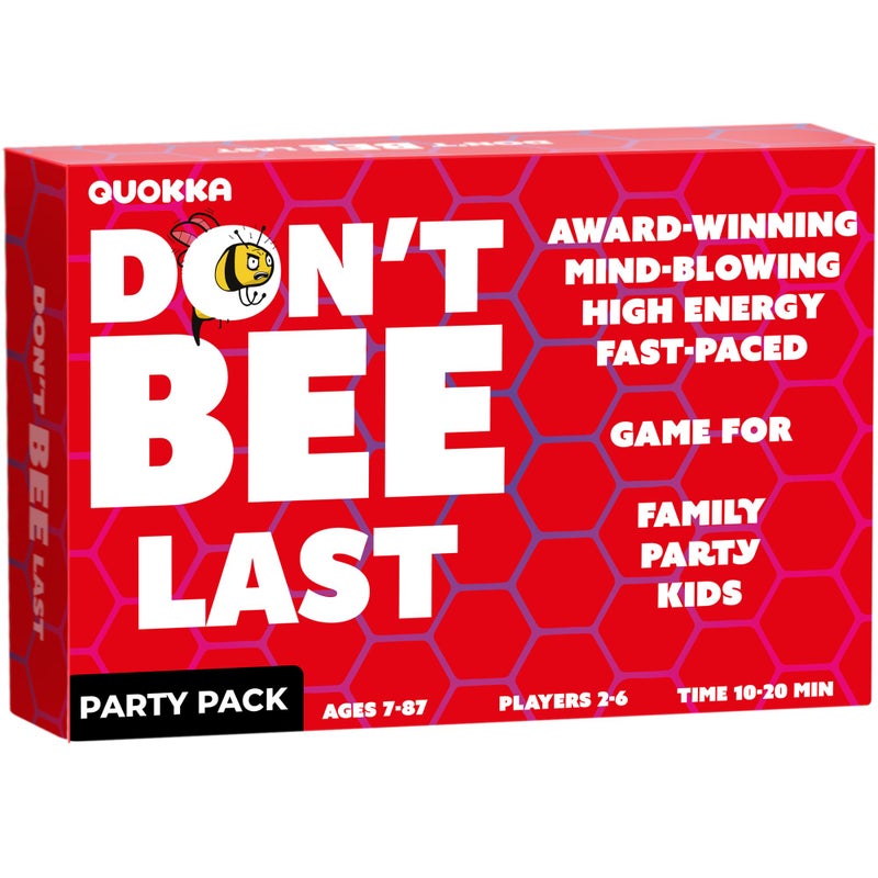 QUOKKA Board Games for Kids 812 Family Games for Kids and Adults Dont Bee Last Party Pack Card Game Ages 6 Fast Paced 26 Players Easy to Learn Perfect for Board Games for Family Night - Image 3