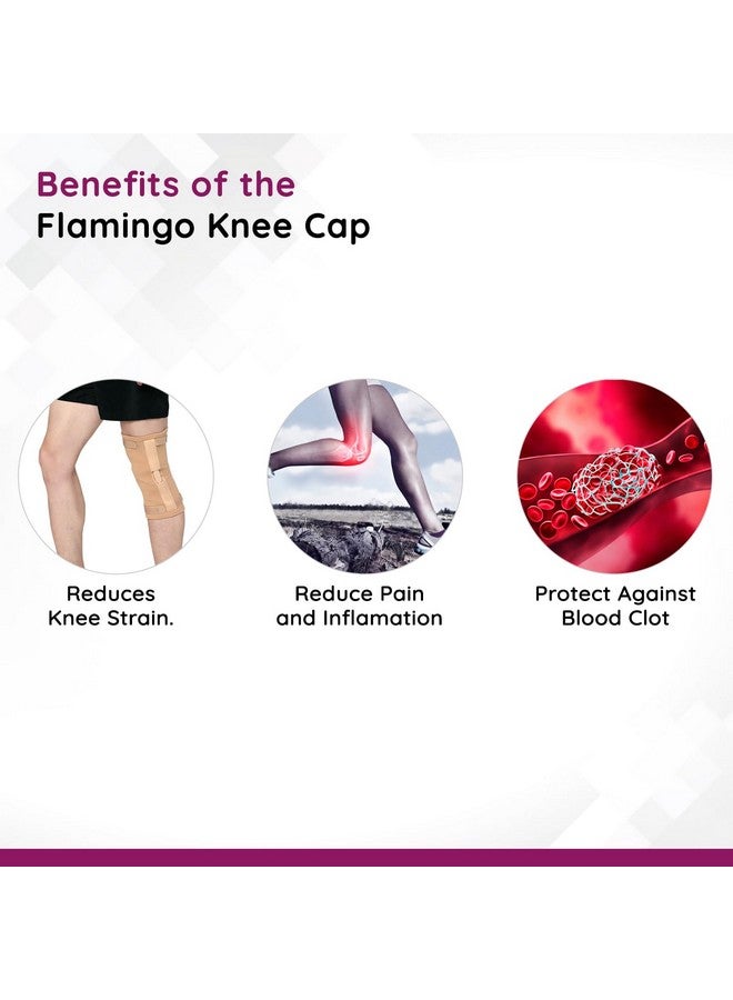 غطاء الركبة المفصلي فلامنغو - مقاس XL - Image 5