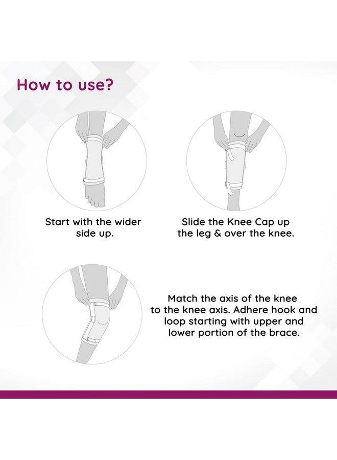 غطاء الركبة المفصلي فلامنغو - مقاس XL - Image 4