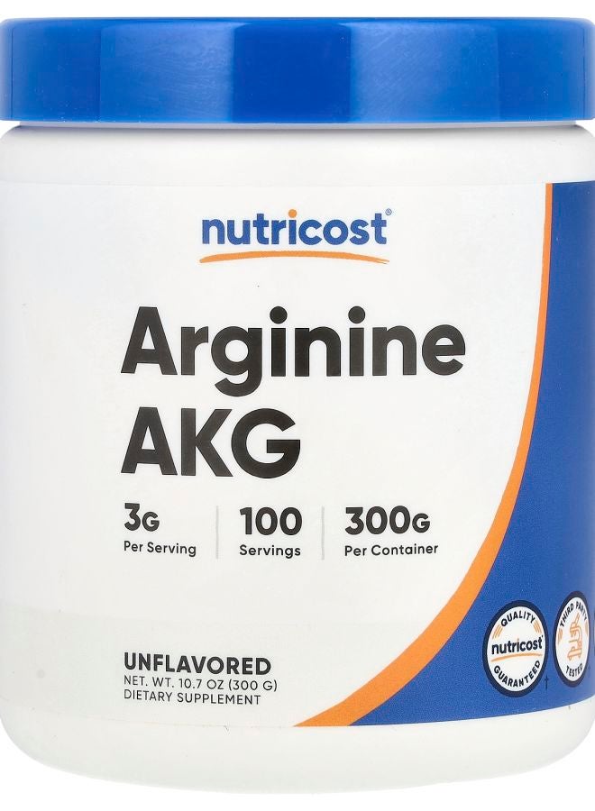 Arginine AKG Unflavored 10.7 oz (300 g)