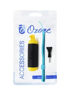 Ozone Floaty Bobber With Rubber Grip For GoPro Hero 7, 6, 4, 5, SJCAM, Yi Action Camera Yellow 