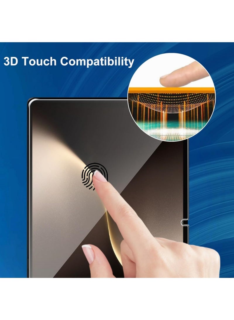 أداندو [عبوة من قطعتين] واقي شاشة لجهاز Honor MagicPad 3 مقاس 13.3 بوصة، مصنوع من زجاج مقسّى فائق الوضوح 9H، ومضاد للخدش، وخالٍ من الفقاعات. - Image 5