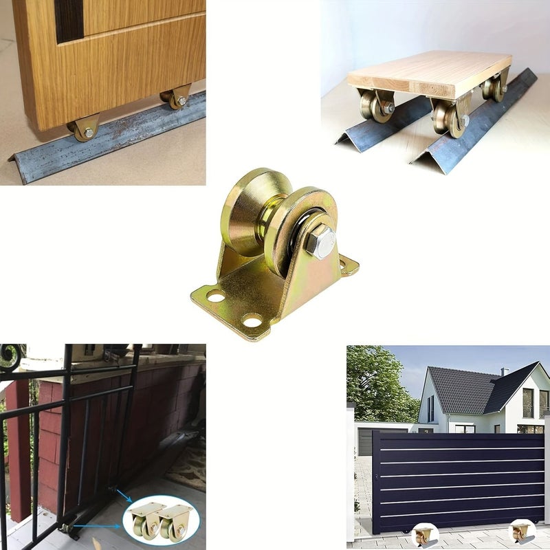 6 Pack V Groove 30mm Heavy Duty Gate Roller For Inverted V Track Sliding Doors - Image 4