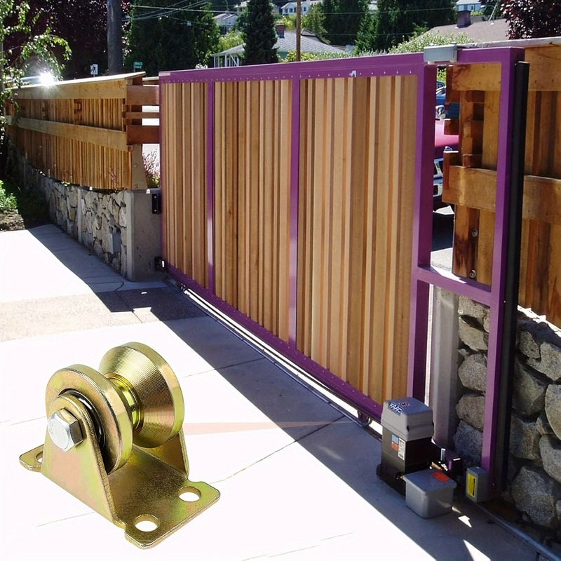 6 Pack V Groove 30mm Heavy Duty Gate Roller For Inverted V Track Sliding Doors - Image 5