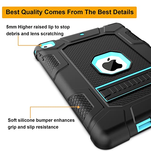 rantice iPad Mini 5 Case, iPad Mini 4 Case, Hybrid Three Layer Armor Shockproof Rugged Drop Protection Cover Case Built with Kickstand for iPad Mini 4/5 7.9 Inch - Image 4
