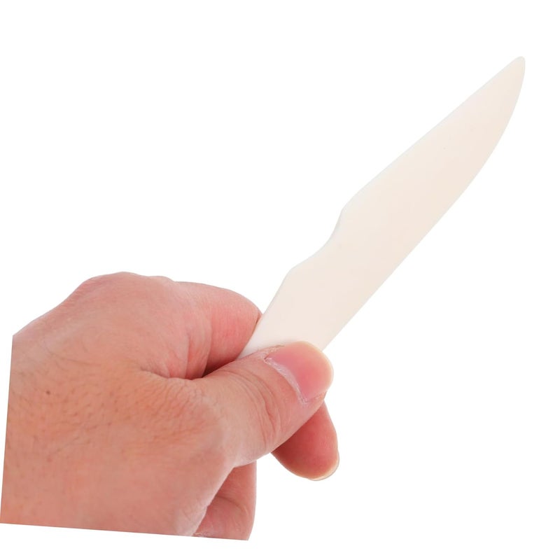 Ox Bone Folder Tool for Paper Crafting Scoring Folding and Burnishing Tool for Scrapbooking and Bookbinding Sturdy Leather - Image 3