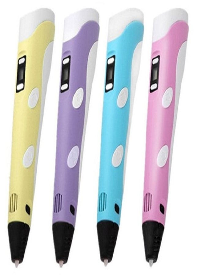 Generic - 3d Printing Doodle Pen With Lcd Screen & Filaments - Image 1