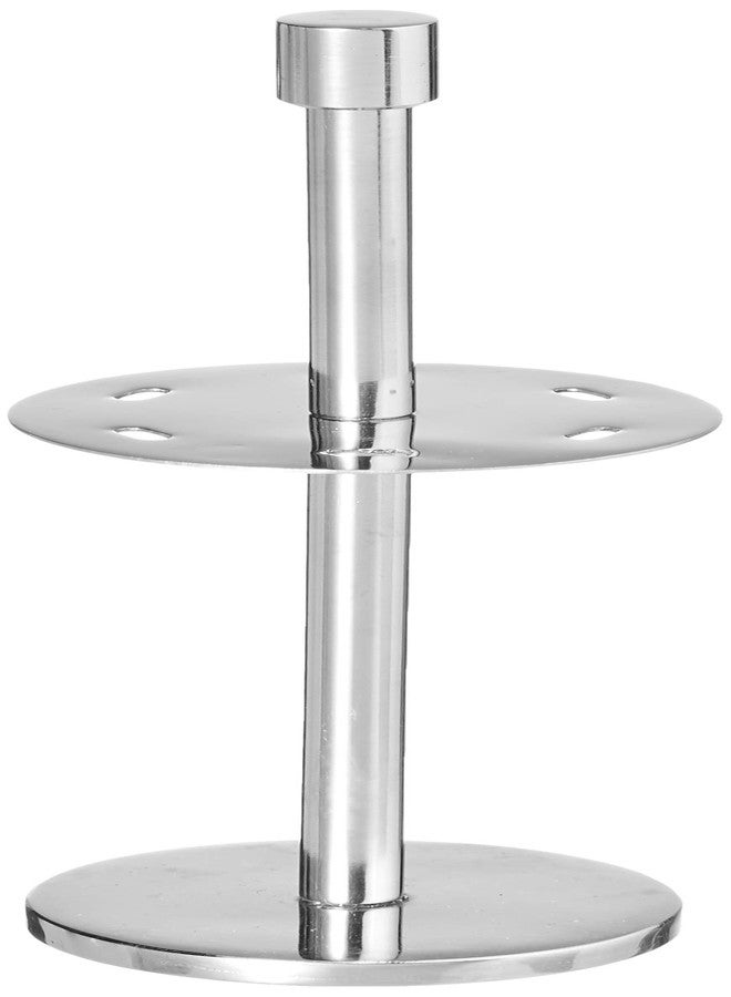 FnS Stainless Steel Fruit Pick with Stand, 2-Piece, Silver - Image 2