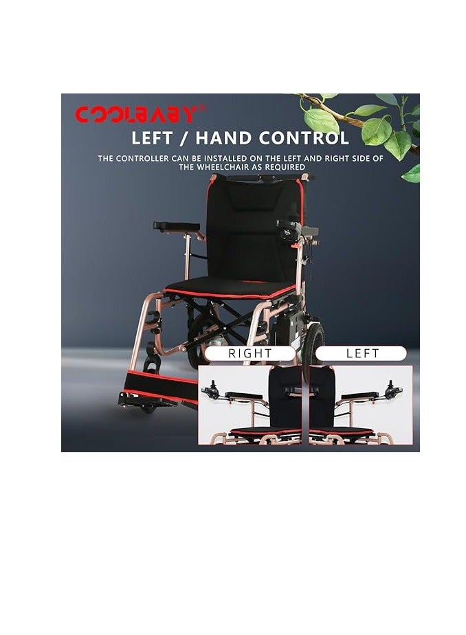 Cool Baby Pink Electric Chair for The Elderly Long Endurance Folding Portable Electric Four-Wheel Scooter - Image 2