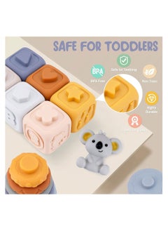 COOLBABY Toddlers Montessori Sensory Toys Infant Baby Stacking and Nesting Soft Building Blocks Baby Chewing Squeeze Toy Learning Educational Bath Toy - pzsku/Z0FD7A3110CC8F09F116FZ/45/_/1697253547/ce7ec077-2a9d-4ffb-b042-e0037a57334b