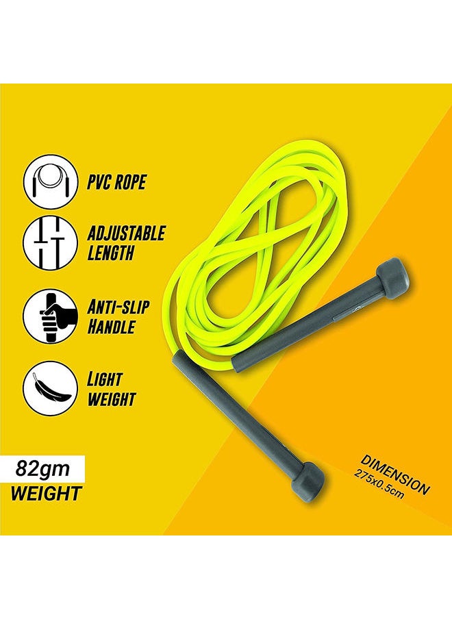 Trainer Skipping Rope | Unisex | Free Size - Adjustable | Material - Polyvinyl Chloride | Cardio Workout, Warmup, Weight Loss, Training | Jump Rope for Exercise | Exercise Rope - pzsku/Z0FD7AEB85B95E543801BZ/45/_/1686917214/b7c03a63-d218-4b51-84a9-98e61f3fcd5d