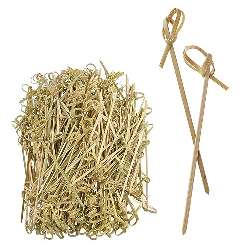 Perfectware - BambooKnot4-300ct Bamboo Knot 4-300ct 4" Bamboo Knot Picks (Pack of 300) - Image 1
