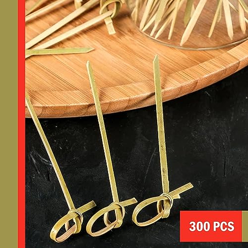 Perfectware - BambooKnot4-300ct Bamboo Knot 4-300ct 4" Bamboo Knot Picks (Pack of 300) - Image 2