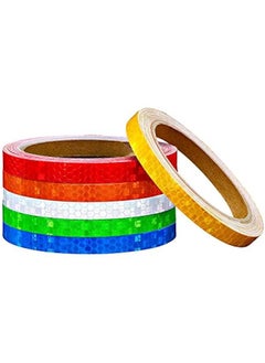 Arabest 6-Pack Reflective Tapes in 6 Different Colors for Night Safety (0.4 x 157')  - Image 1