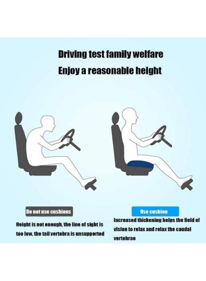 Srutirbo Nine River Car Booster Seat Cushion Raise The Height for Short People Driving Hip (Tailbone) and Lower Back Fatigue Relief Suitable for Trucks, Cars, SUVs, Office Chairs, Wheelchairs  - Image 3
