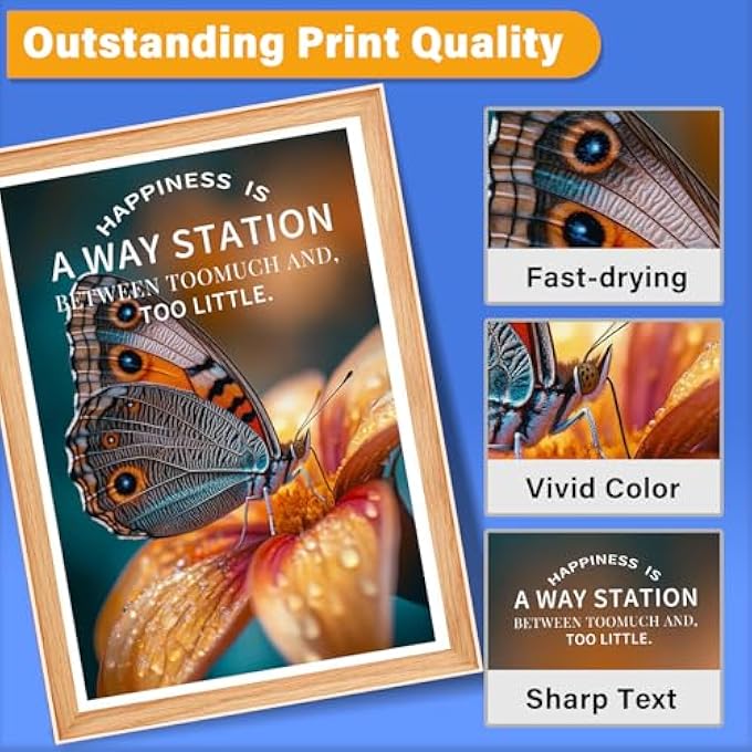 542 INK REFILL BOTTLES 4 PACK COMPATIBLE FOR EPSON ECOTANK ET-5850 ET-5150 ET-5800 ET-5180 ET-16600 ET-5170 ET-5880 ET-16650 ST-C8000 ST-C8090 PRINTER, T542 PIGMENT INK REFILL BOTTLES - Image 3