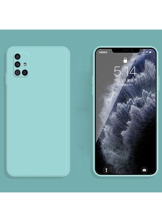 اس-توب جراب لهاتف Samsung Galaxy A31 بلون سادة من السيليكون السائل المقلد بحافة مستقيمة وغطاء حماية كامل مقاوم للسقوط - Image 2