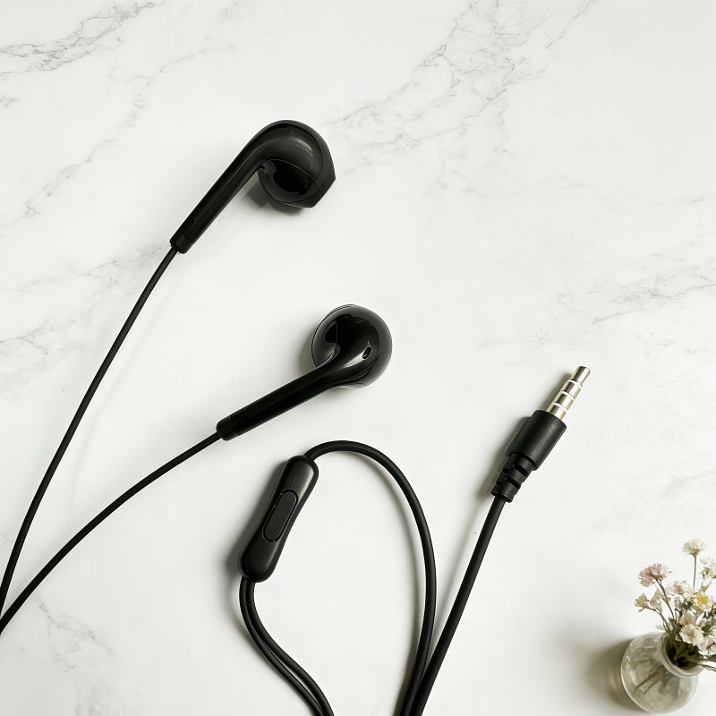 2 Pack Pink And White In Ear Wired Headphones with Microphone for Phones Computers - Image 3