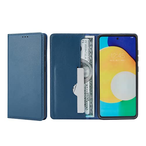 Arbuda flip Cover for Redmi 13 5G Faux Leather Wallet flip case Cover-Navy Blue - Image 3