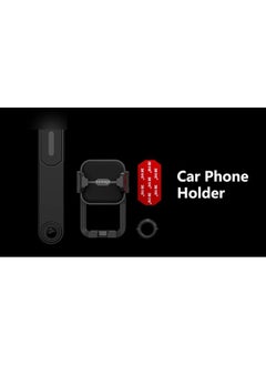PROMASS promass Car Phone Holder, Universal Car Mount Dashboard & Windshield Suction Cup Phone Holder, Car Phone Mount, and Bendable Memory Titanium Alloy, for iPhone & Android Smartphone  - Image 5