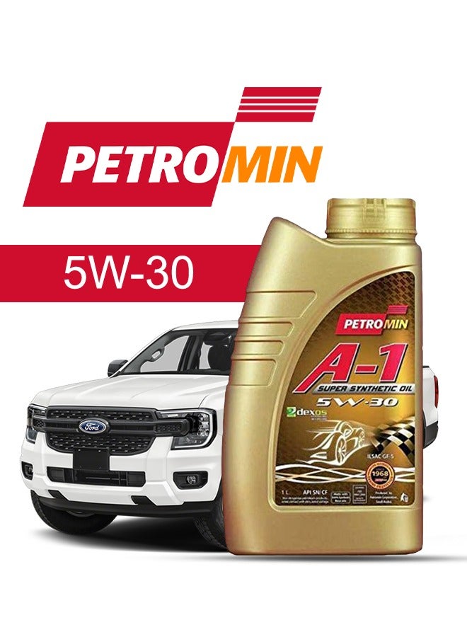 Petromin Engine Oil – For FORD Ranger V4 2018 - 2011, 8 Liter,  5w30 Petromin - With Engine Oil Filter -  2011 2012 2013 2014 2015 2016 2017 2018