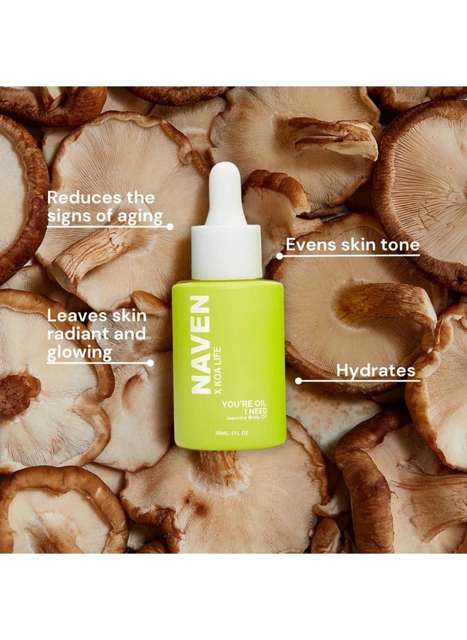 KOA LIFE - Naven X You'Re Oil I Needantiaging Jasmine Body Oil For Radiant Glowing And Even Skin Tone Vegan Cruelty And Chemical Free - Image 1