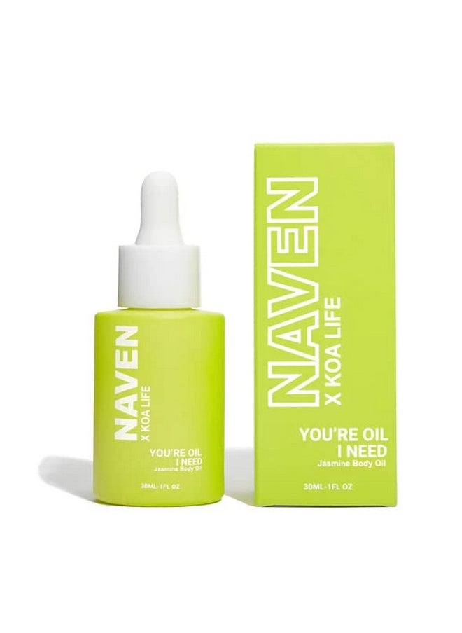 KOA LIFE - Naven X You'Re Oil I Needantiaging Jasmine Body Oil For Radiant Glowing And Even Skin Tone Vegan Cruelty And Chemical Free - Image 1