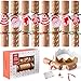 JOYIN 8 Pcs 10 Christmas NonSnap Party Table Favor with Classic Design with Party Hat Joke Little Gift Inside for Xmas Gift Christmas Seasonal Holiday Dinner Traditions - Image 3