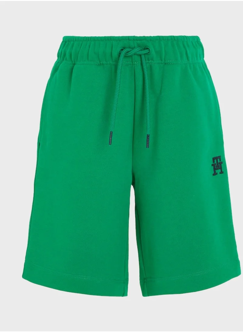 TOMMY HILFIGER Kids Monogram Sweat Shorts
