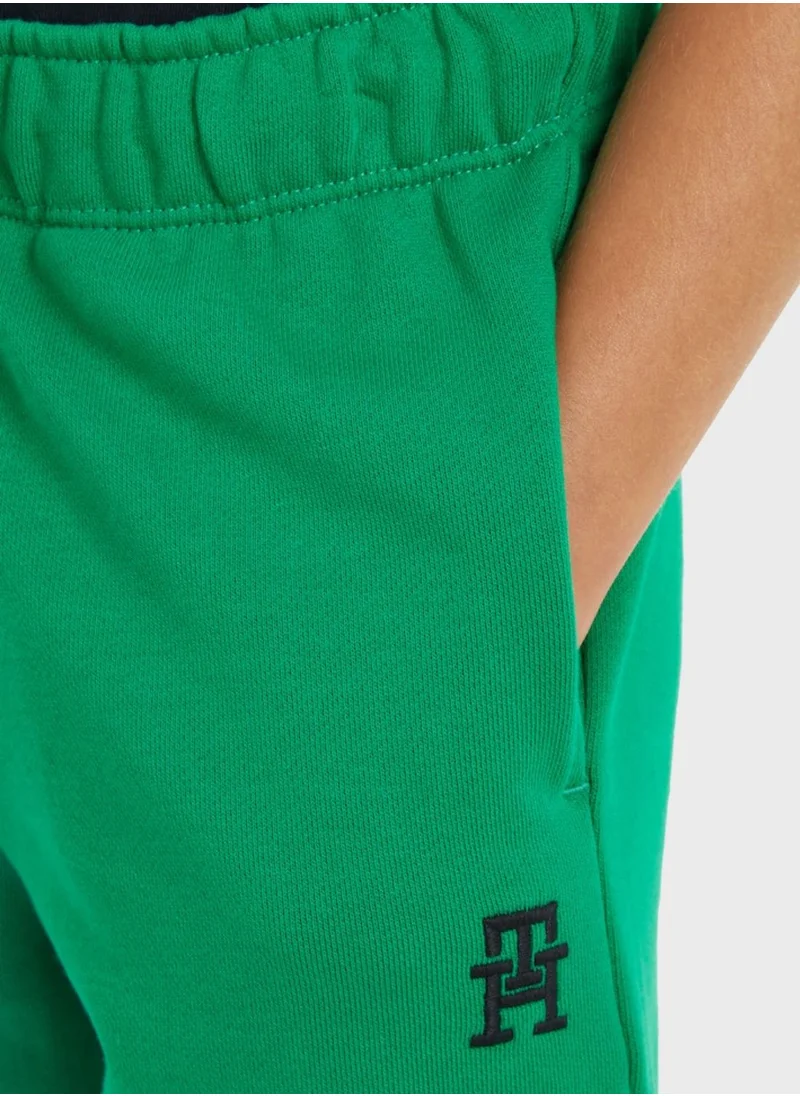 TOMMY HILFIGER Kids Monogram Sweat Shorts
