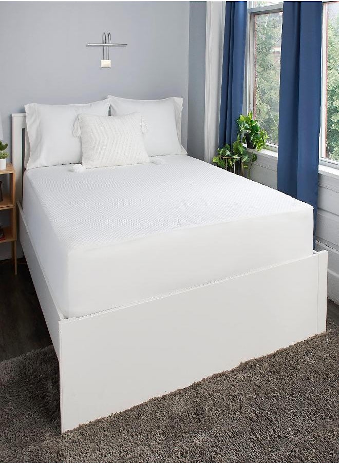 Sealy Mattress Topper, Complete Protection Waterproof Mattress Protector - Full Mattress Cover