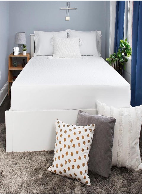 Sealy Mattress Topper, Complete Protection Waterproof Mattress Protector - Full Mattress Cover