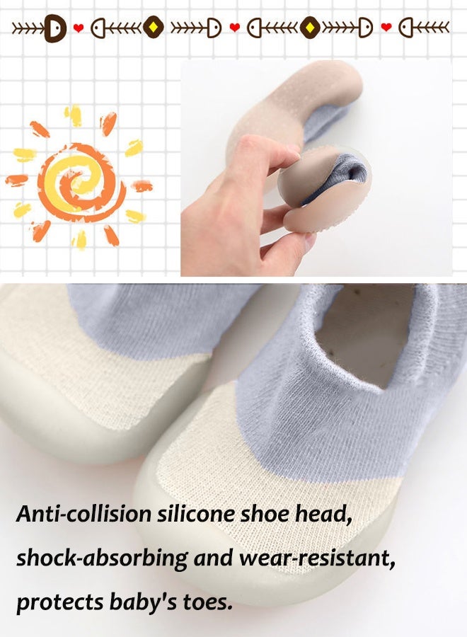Aissiora Size S Baby floor shoes Baby walking shoes Baby floor socks Non-slip soft-soled shoes Baby mesh shoes Cartoon children's shoes - Image 3