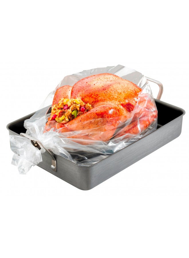 PanSaver PanSaver Roasting Bag - Cooking Bags for Oven - Turkey Cooking Bag with Ties - Helps Keep Food Moist - Durable Nylon Bag - Easy Cleanup - 19 x 23.5 Inches, 2 Count - Image 1