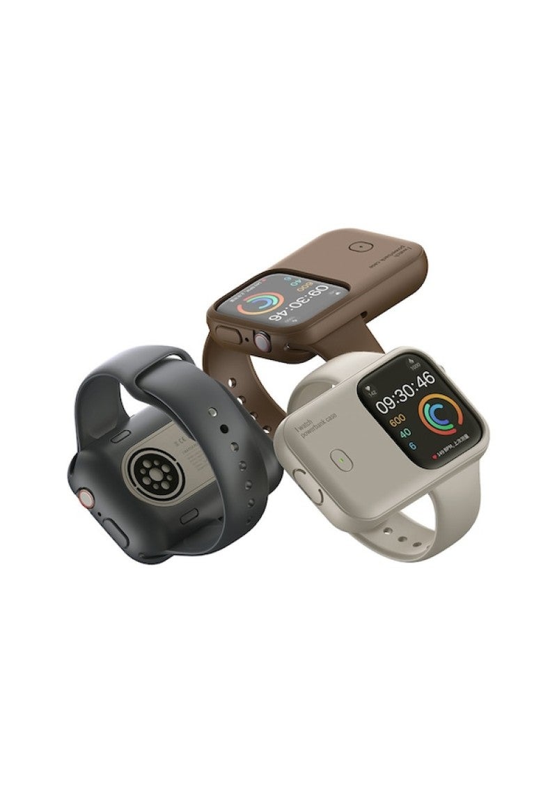 ينطبق على حجرة الشحن اللاسلكي لساعة iwatch، باور بانك للساعة، باور بانك Apple Watch المحمول الصغير 49 مم بني - Image 3