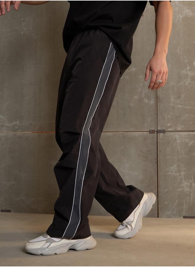 SASSAFRAS Sassafras Side Panel Baggy Parachute Pants  - Image 3