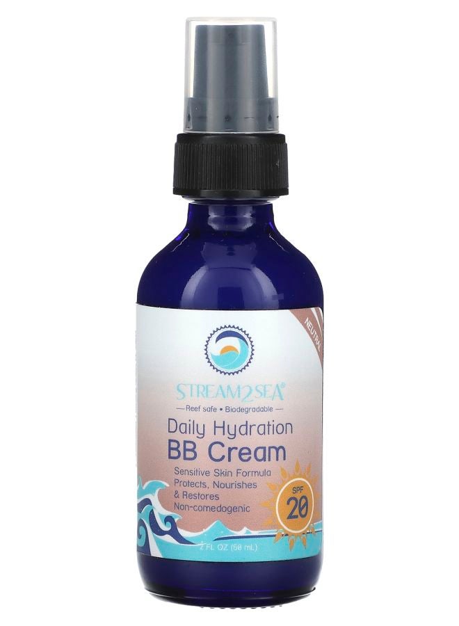 Stream2Sea Daily Hydration BB Cream SPF 20 Neutral  2 fl oz (60 ml)