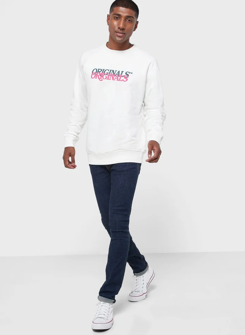 JACK & JONES Slogan Sweatshirt