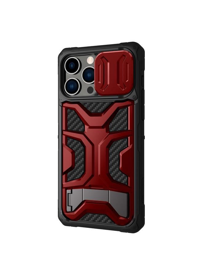 نيلكين جراب لهاتف iPhone 14 Pro Max بتصميم غطاء كاميرا منزلق مصنوع من مادة TPU + PC جراب هاتف مغناطيسي - Image 2