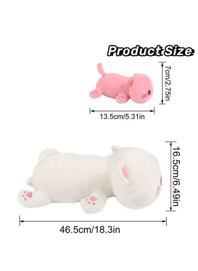 White Plush Cat Toy Set 5PCS Mother And Baby Cats Soft Stuffed Dolls For Gifts - Image 3