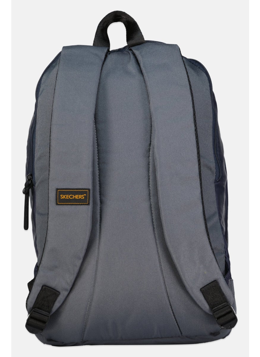 SKECHERS - Women Brand Logo Backpack 42 H x 28 L x 14 W cm, Navy Blue - Image 1
