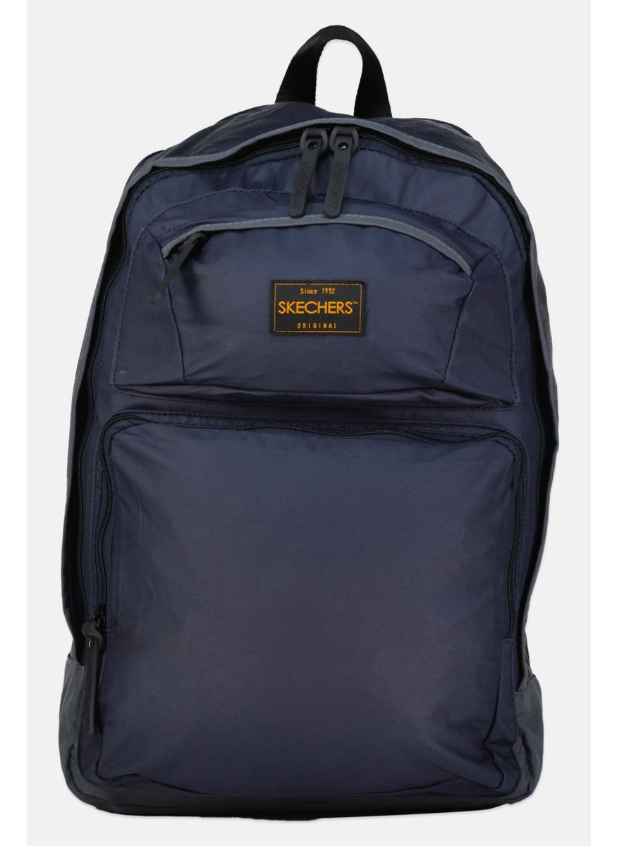 SKECHERS - Women Brand Logo Backpack 42 H x 28 L x 14 W cm, Navy Blue - Image 1