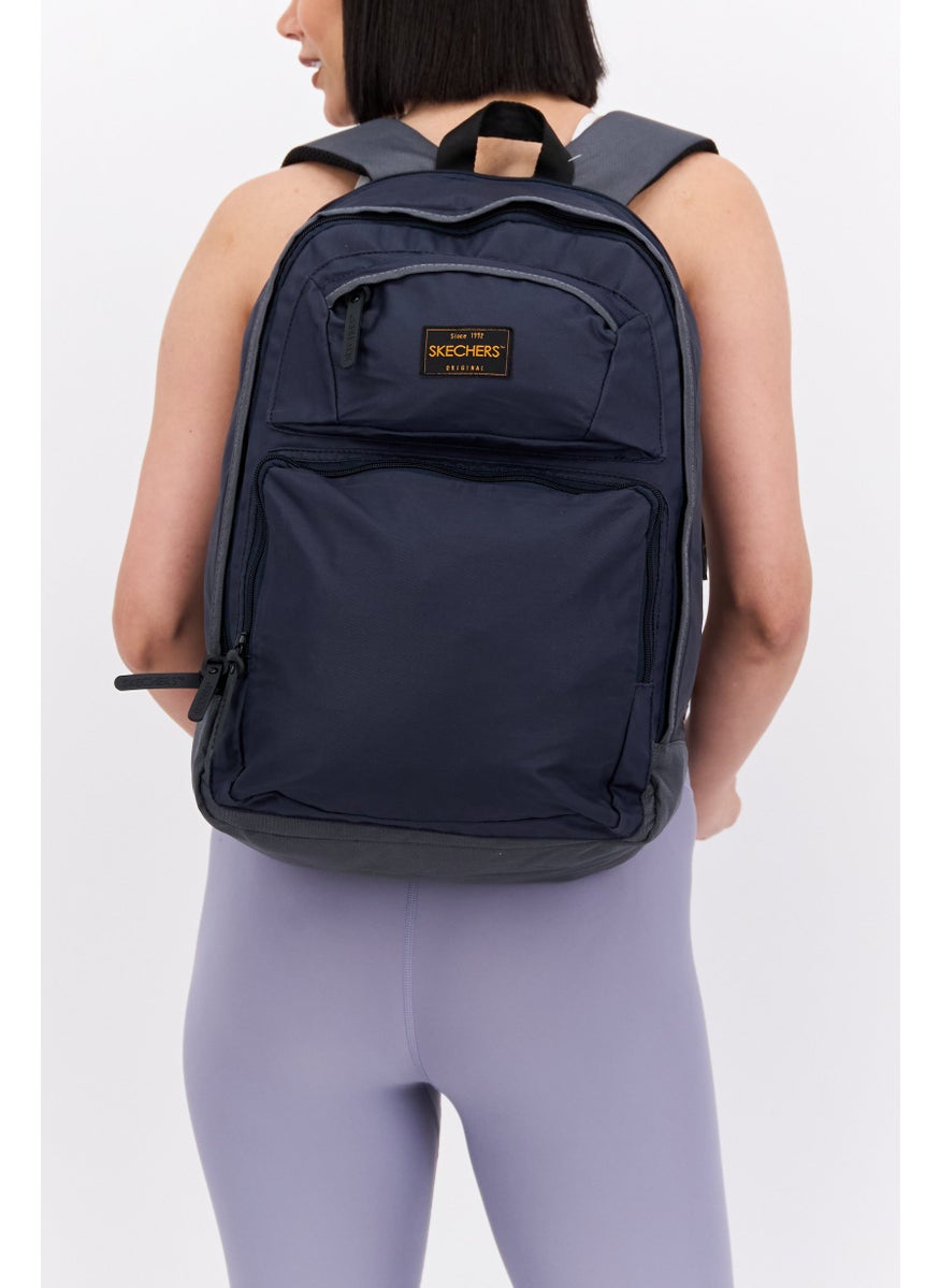 SKECHERS - Women Brand Logo Backpack 42 H x 28 L x 14 W cm, Navy Blue - Image 1