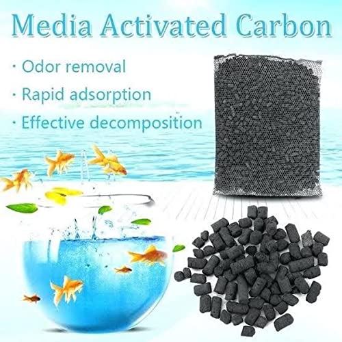 TED TABBIES - Hi Quality Activated Carbon Filter Media for Aquarium with Filter Bag | 1000g (Pack of 2) + Free NET Pouch - Image 5