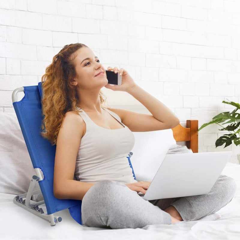 klarako Adjustable Bed Backrest Support, Foldable Sit-up Back Rest Portable Elder Disability Nursing Backrest for Neck Head Lumbar Support - Image 4