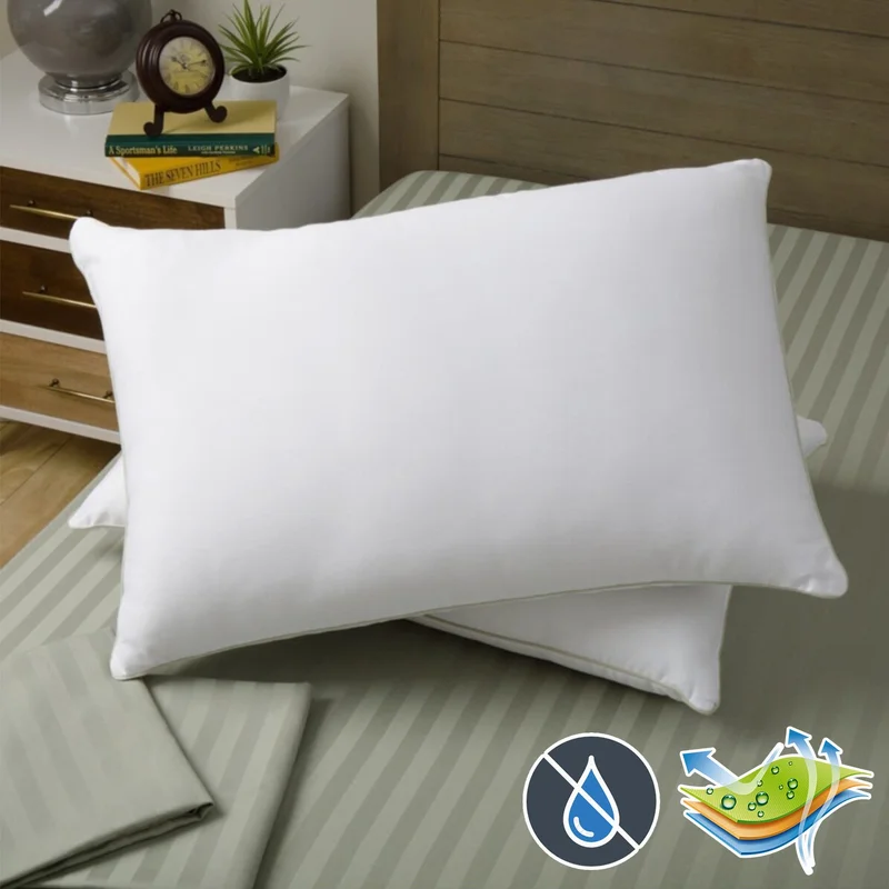 Valoroso Tekstil Valoroso Textile 6 Pieces Micro Waterproof Pillow Protector | Waterproof Pillow Protector Set of 6