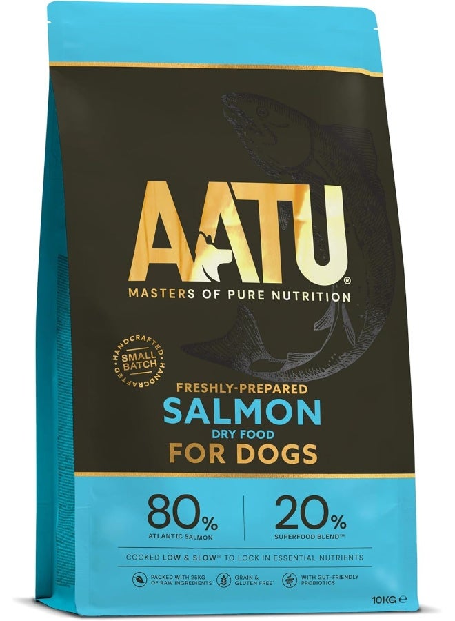 AATU 80/20 Complete Dry Dog Food, Salmon 10kg - Dry Food Alternative to Raw Feeding, High Protein. No Nasties, No Fillers. - Image 2