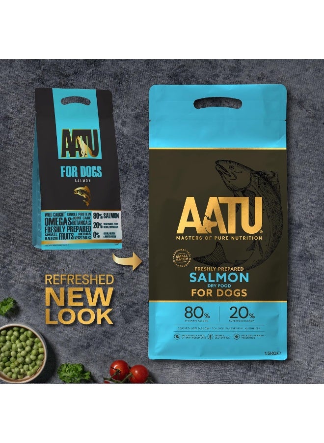 AATU 80/20 Complete Dry Dog Food, Salmon 10kg - Dry Food Alternative to Raw Feeding, High Protein. No Nasties, No Fillers. - Image 4